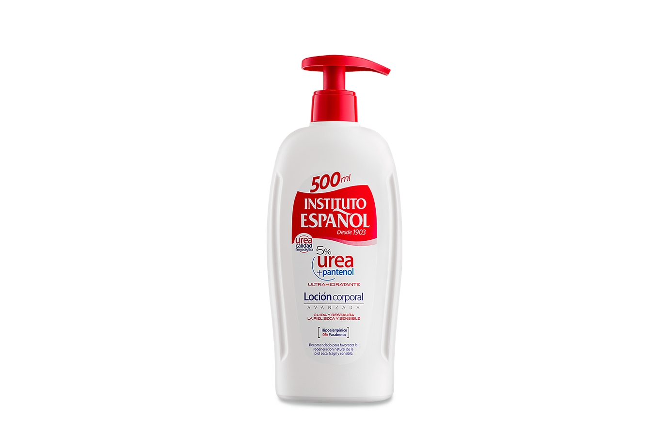 Loción Urea con Pantenol 500 ML